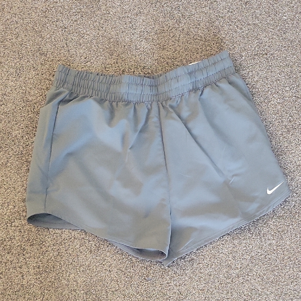 Nike One Girl's Gray Dri-fit Athletic Running Shorts Size XL NWT